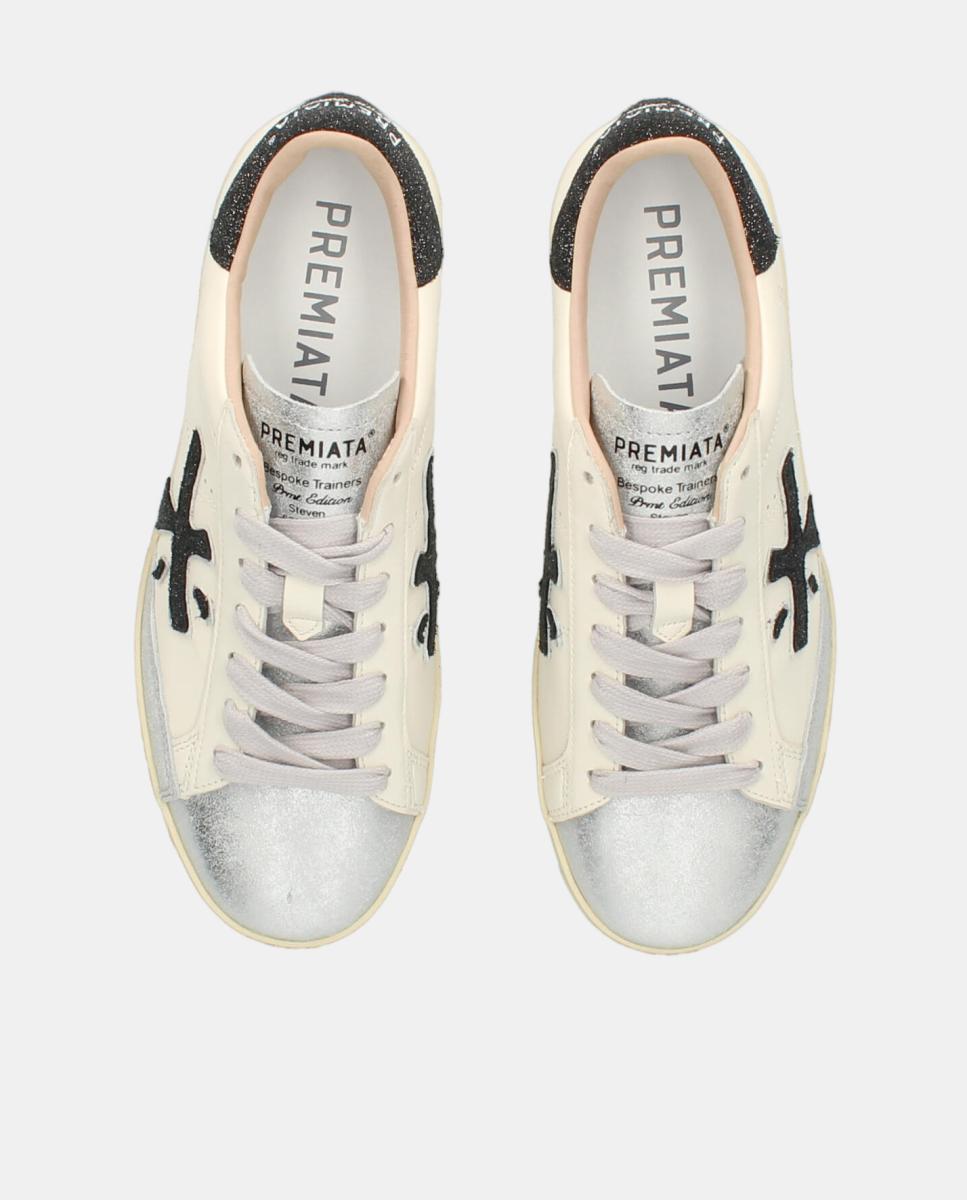 Sapatilhas Stevend Var. 6936 Pele Branco-6