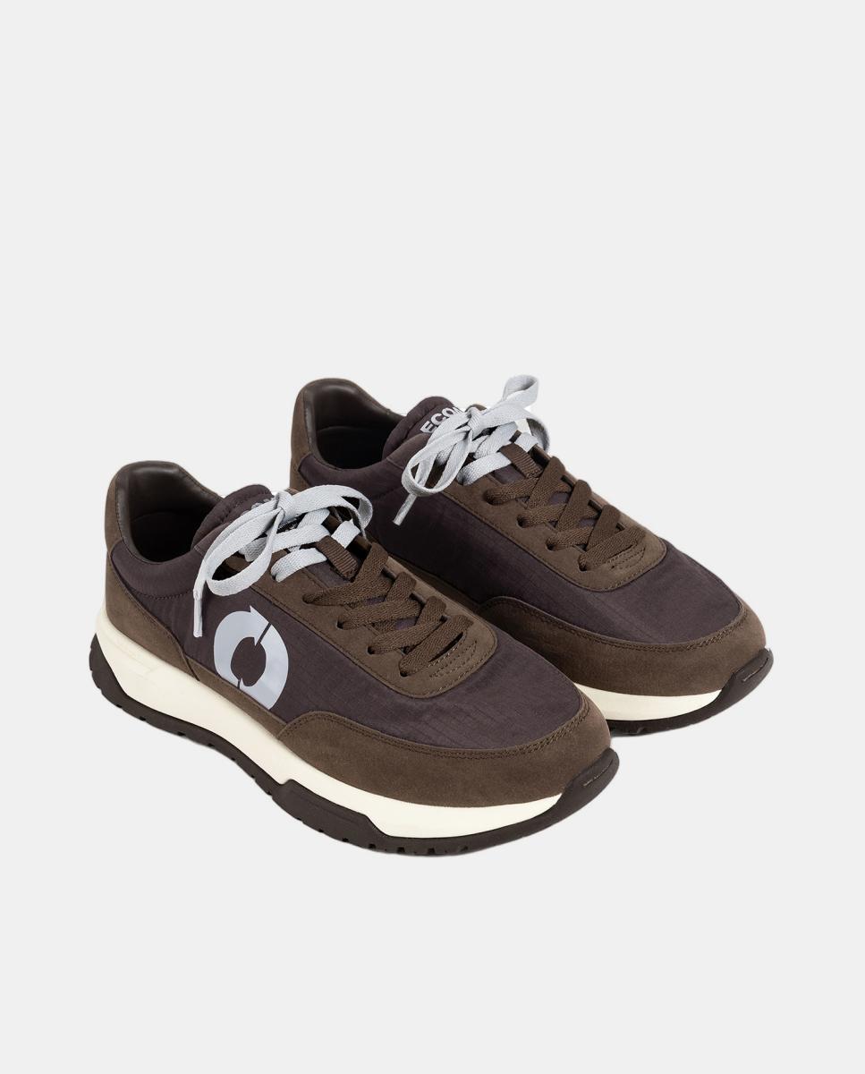 Ténis de corrida, com Cordões, Têxtil, pg, ventura sneaker woman Castanho-4