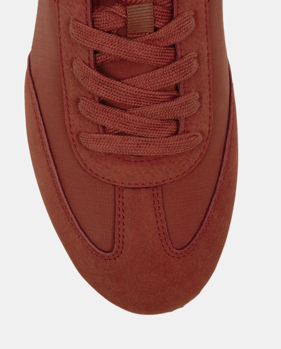 Deportivo, cordones, textil,pg,dallas sneaker woman - Ecoalf - Rojo cereza Rojo cereza-3