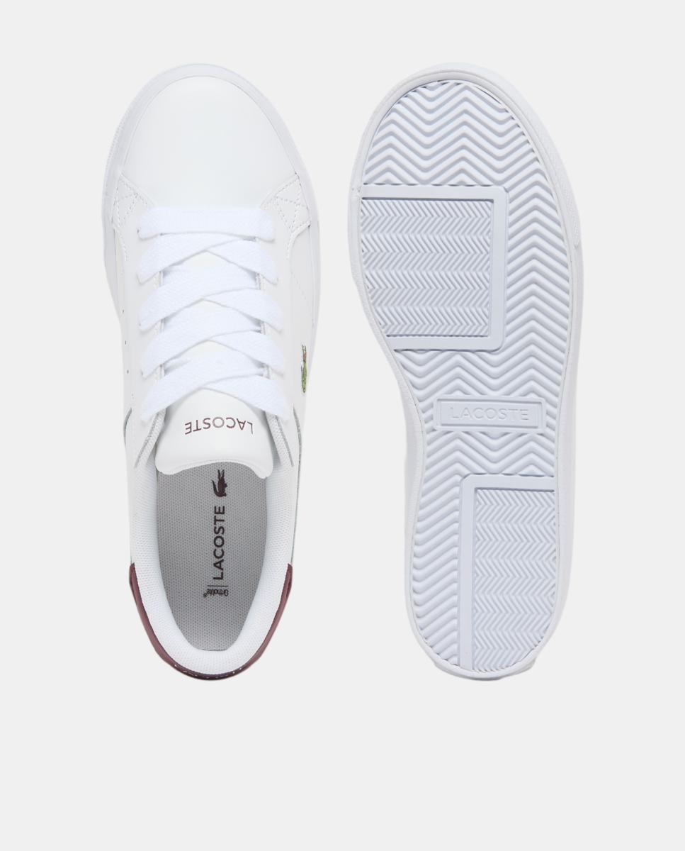Sapatilhas Ziane Platform em Pele para Mulher Branco-4