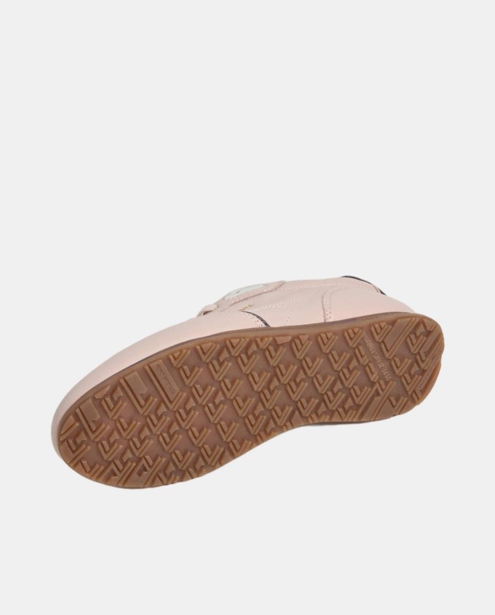 Sapatilhas Desportivas em Pele Rosa Nude-6