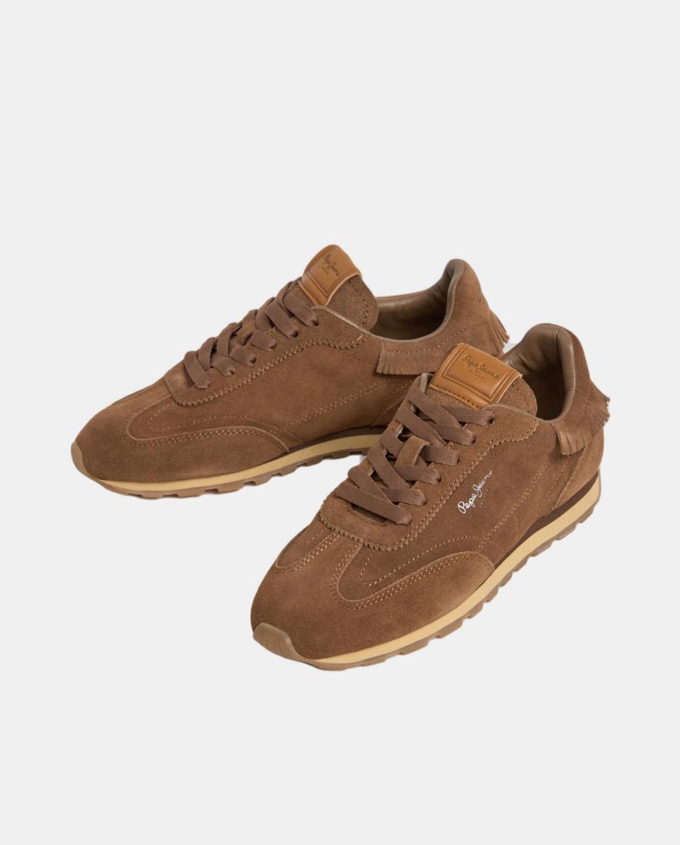 Zapatilla de mujer estilo deportivo ligera - Pepe Jeans - Marrón caramelo Marrón caramelo-3