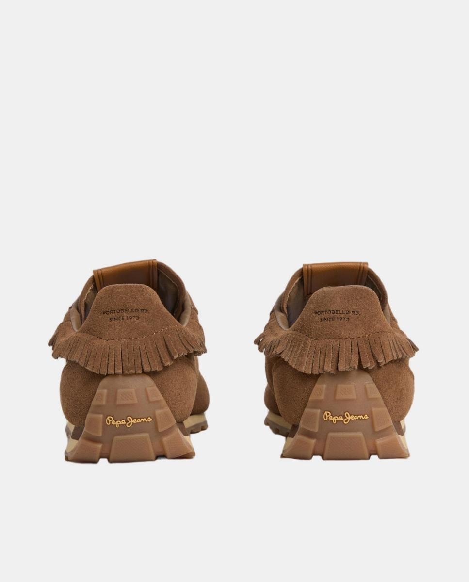 Zapatilla de mujer estilo deportivo ligera - Pepe Jeans - Marrón caramelo Marrón caramelo-4