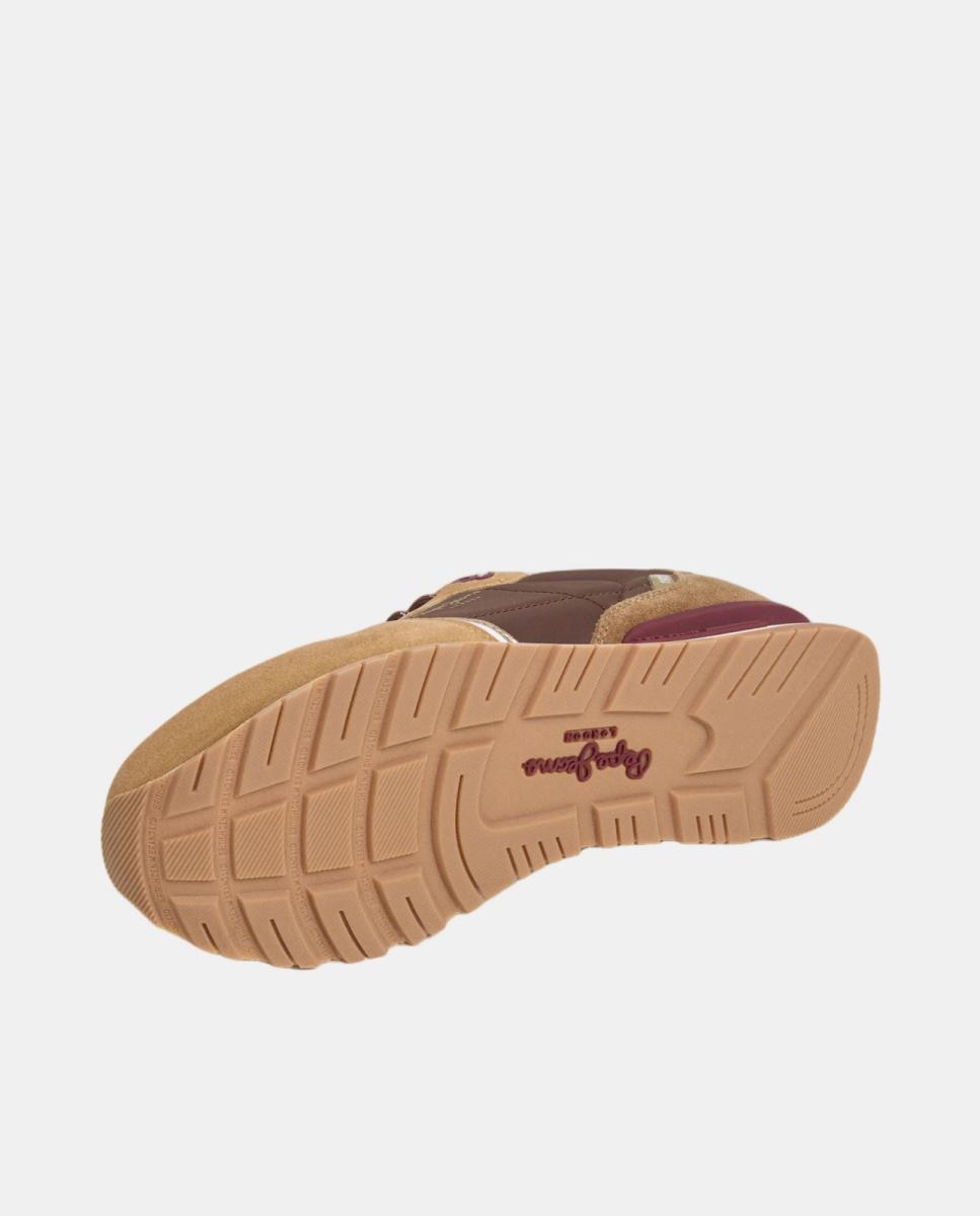 Sapatilhas de Estilo Retro Castanho caramelo-6