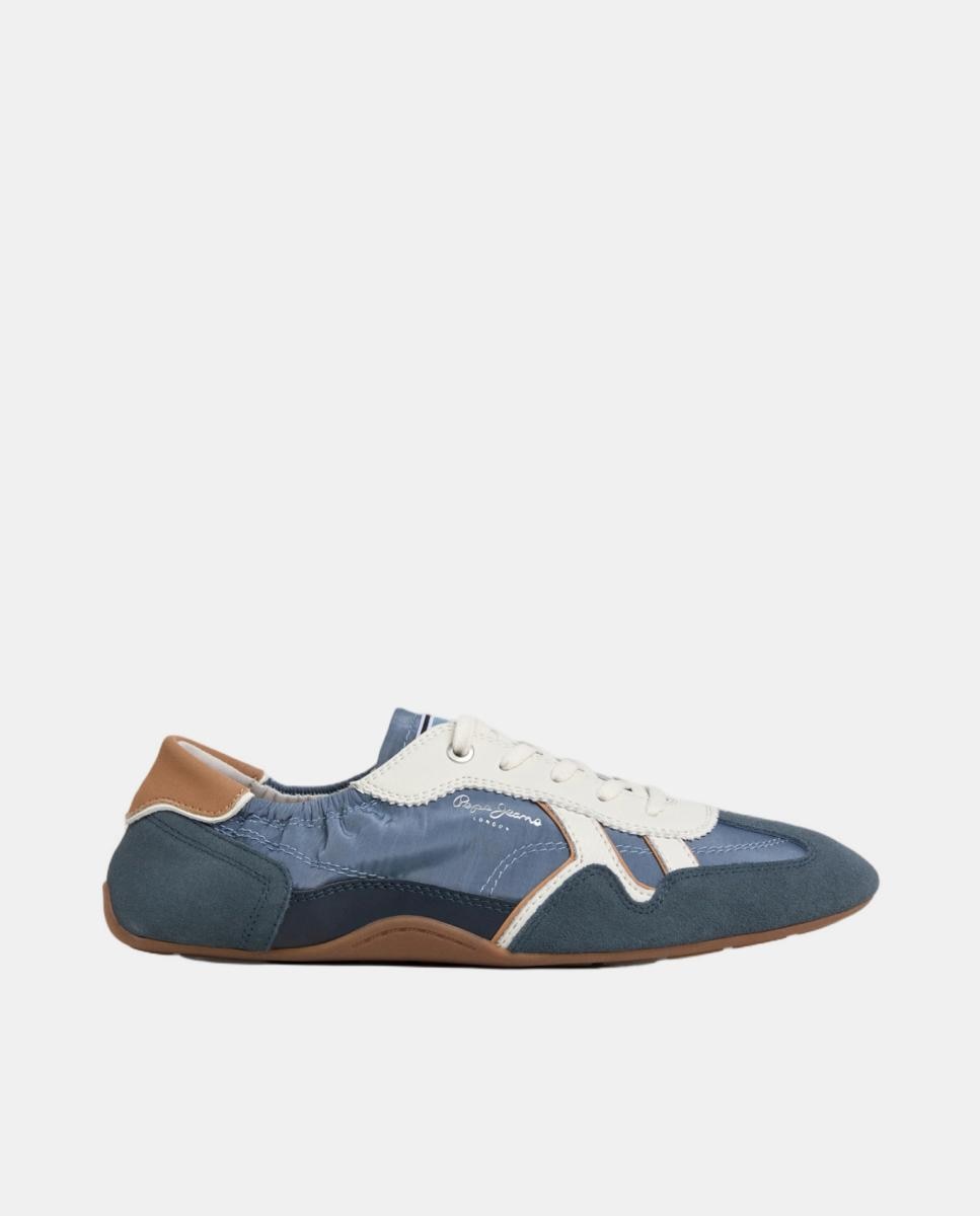 Zapatilla de mujer ultraligera en nylon - Pepe Jeans - Azul claro Azul claro-1