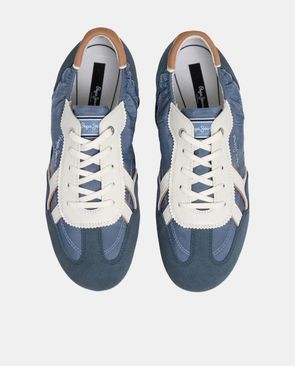 Zapatilla de mujer ultraligera en nylon - Pepe Jeans - Azul claro Azul claro-2