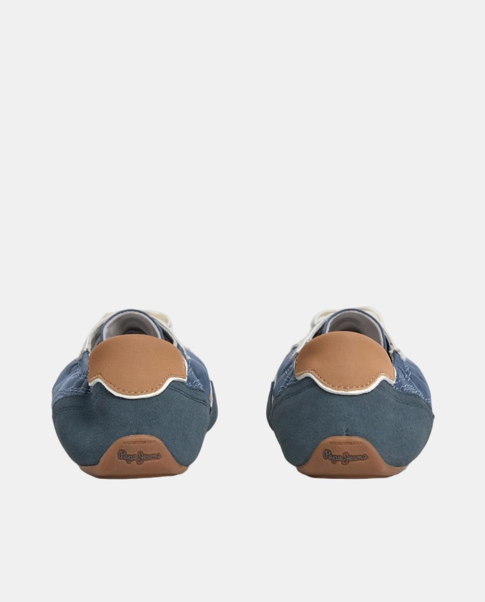 Zapatilla de mujer ultraligera en nylon - Pepe Jeans - Azul claro Azul claro-4