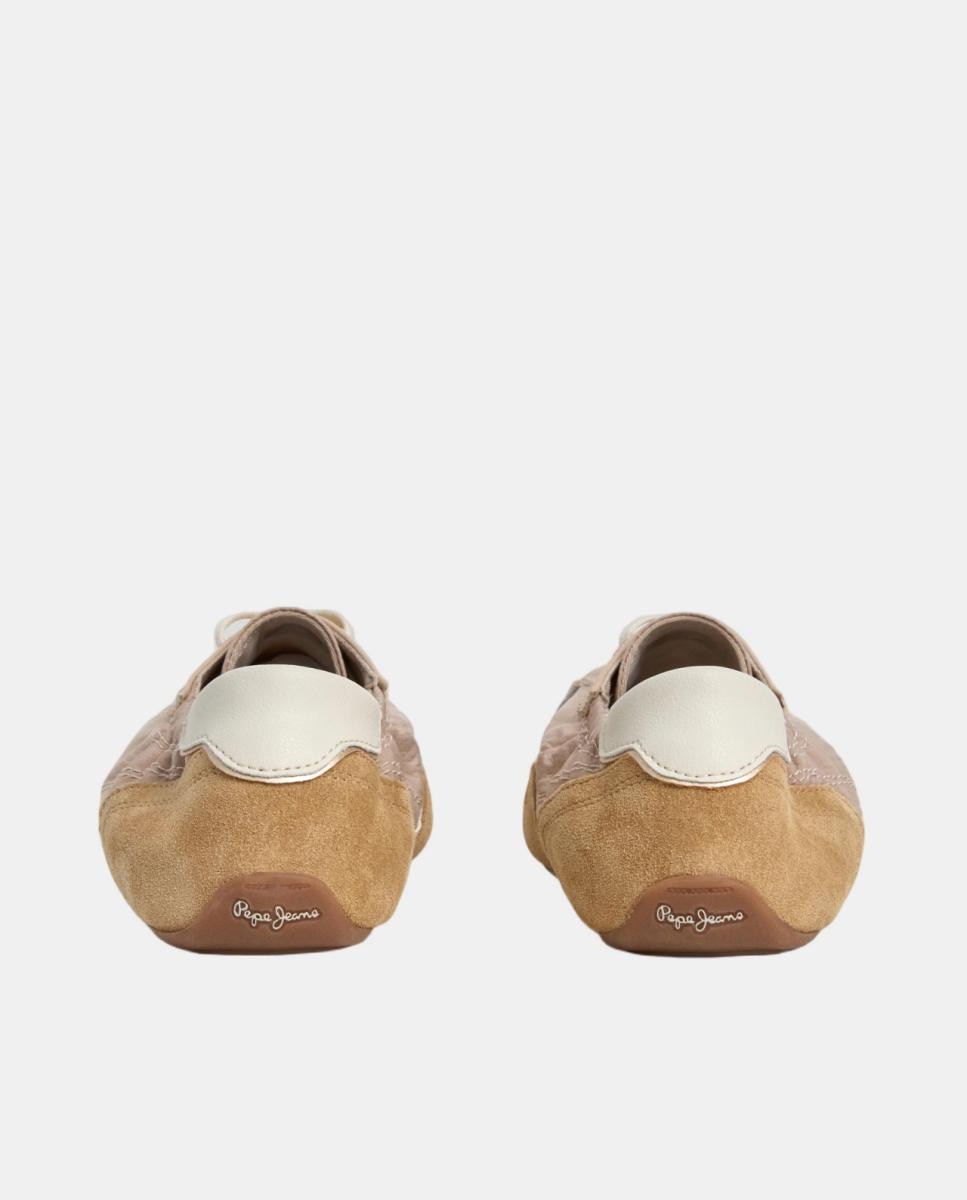 Sapatilhas Ultraligeiras em Nylon Castanho-claro-4