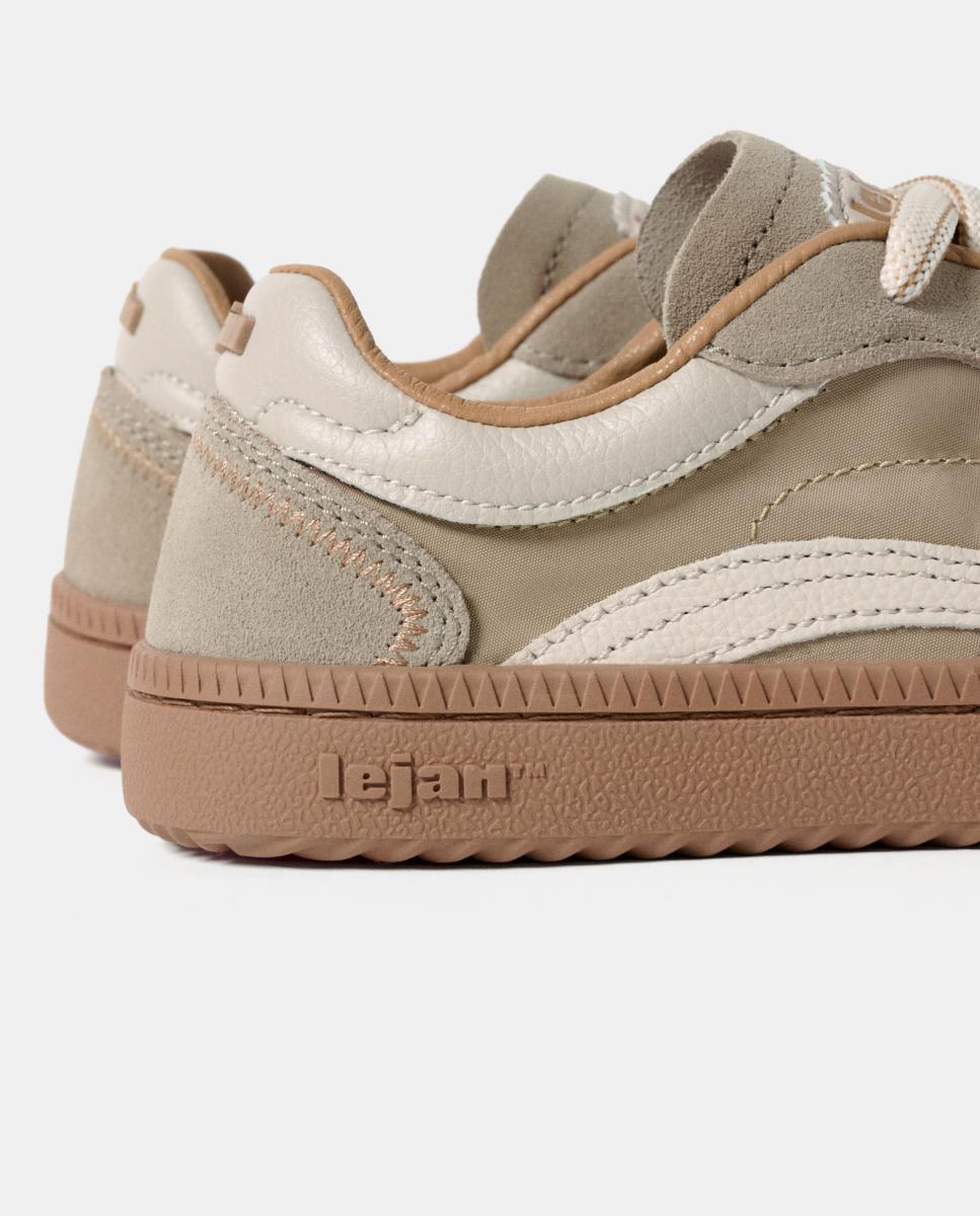Zapatillas de mujer Lejan One retro - Marrón Marrón-3
