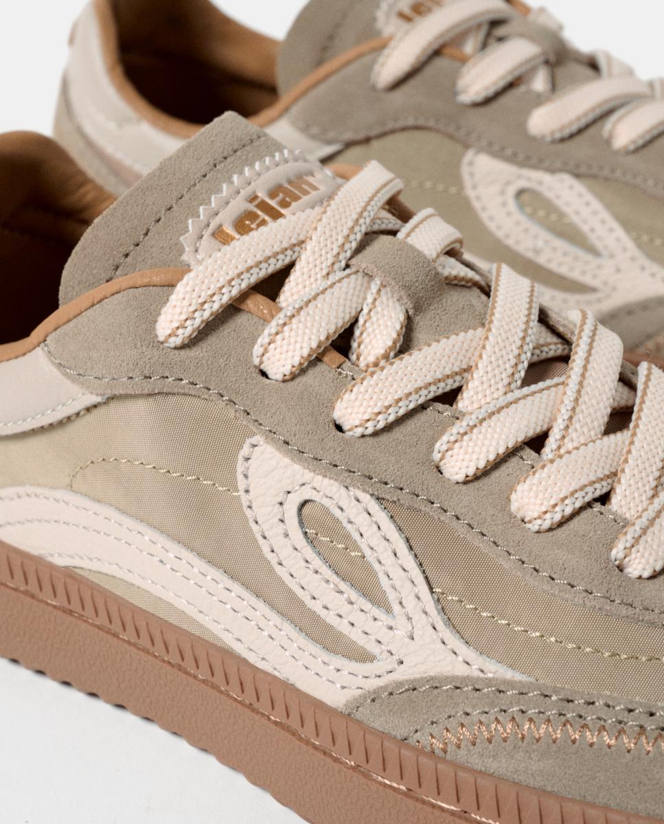 Zapatillas de mujer Lejan One retro - Marrón Marrón-5