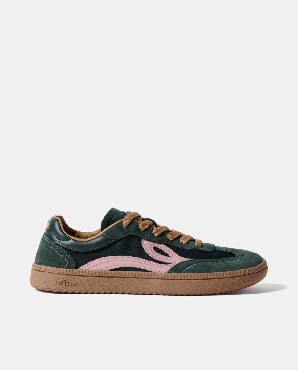 Imagen 0 de Zapatillas de mujer Lejan One retro Verde oscuro