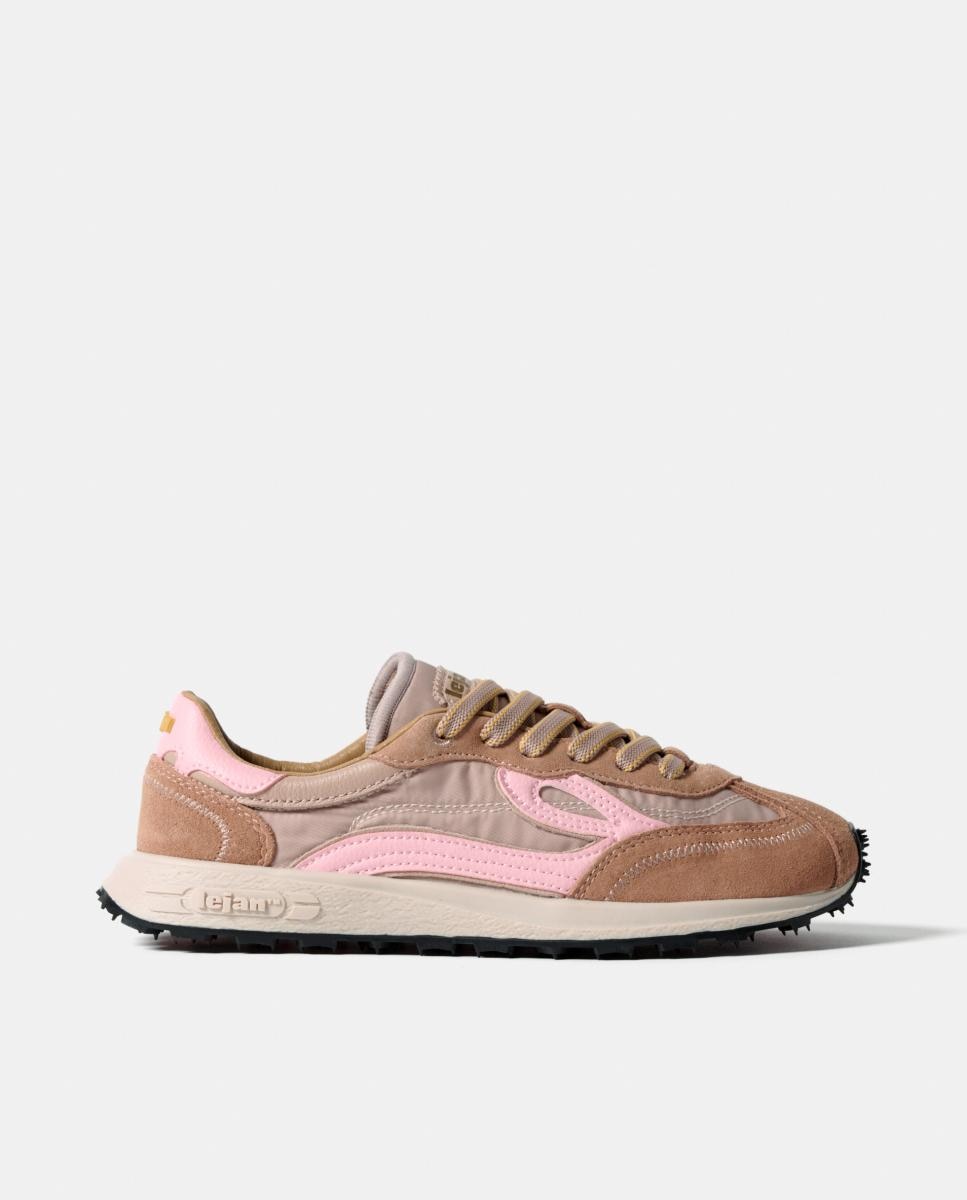 Zapatillas de mujer Lejan Melrose retro - Rosa chicle Rosa chicle-1