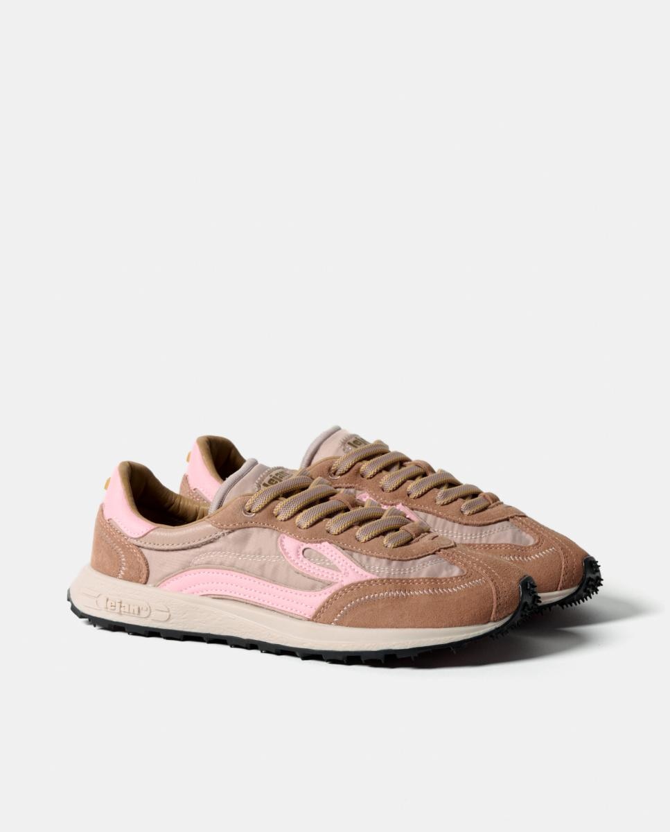Zapatillas de mujer Lejan Melrose retro - Rosa chicle Rosa chicle-2
