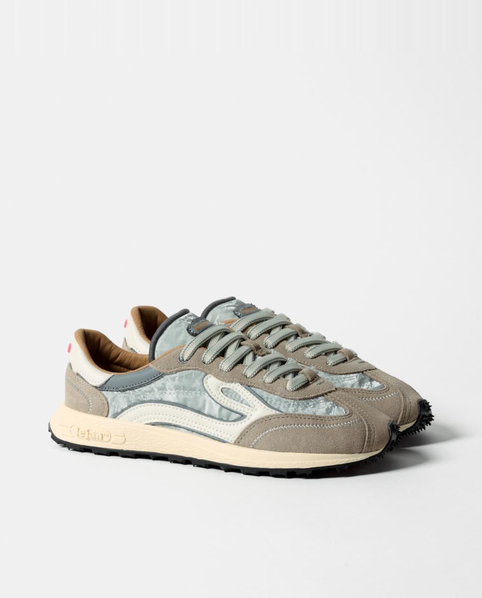 Zapatillas de mujer Lejan Melrose retro - Plata Plata-2