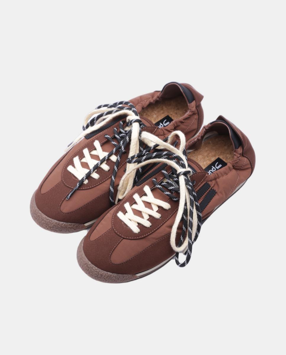Zapatillas deportivas de mujer - PURAAI - Marrón Marrón-2