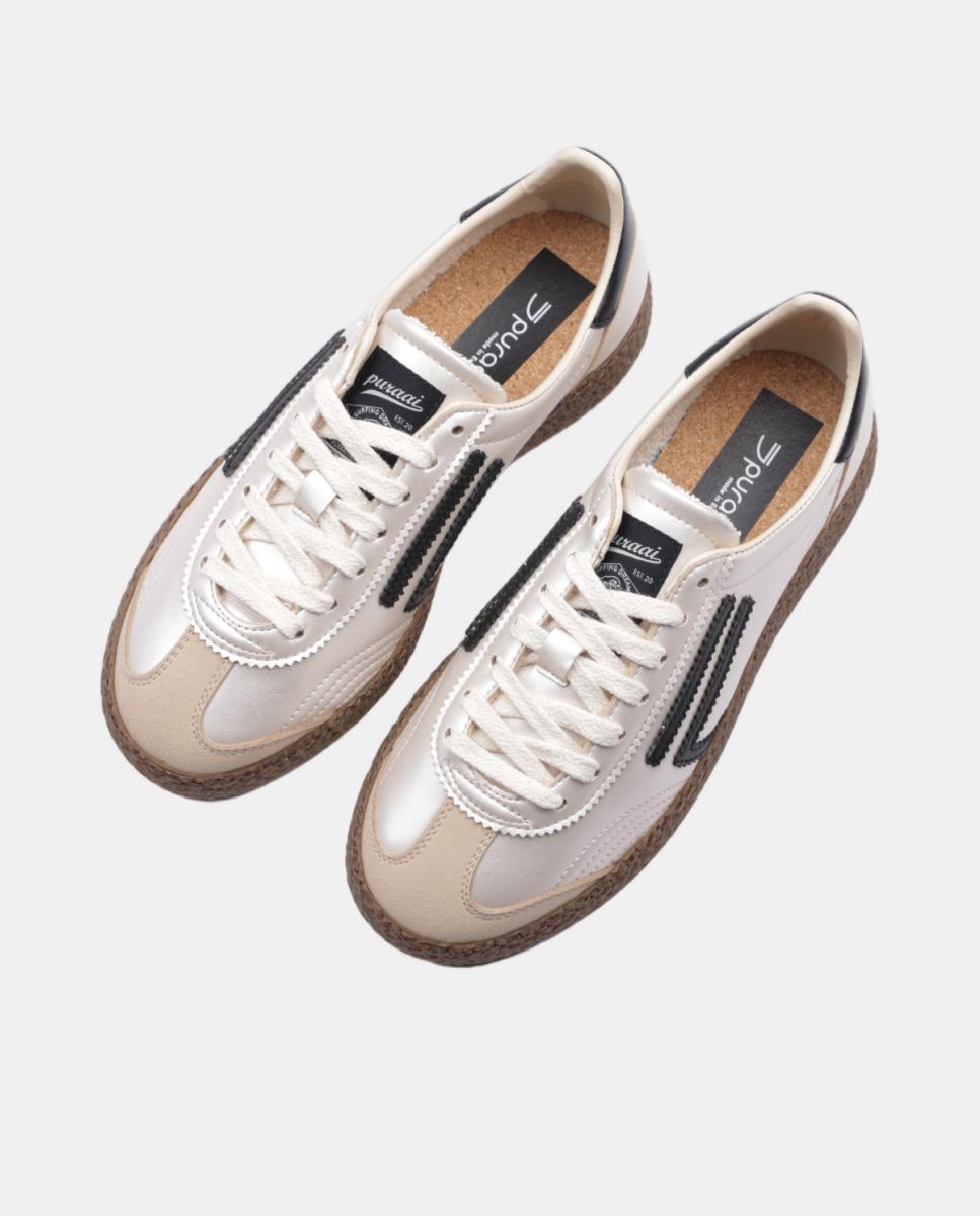 Zapatillas deportivas de mujer - PURAAI - Blanco Blanco-3