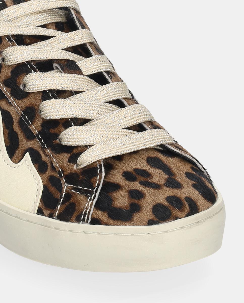 Sapatilhas Desportivas em Pele Multicolor-2