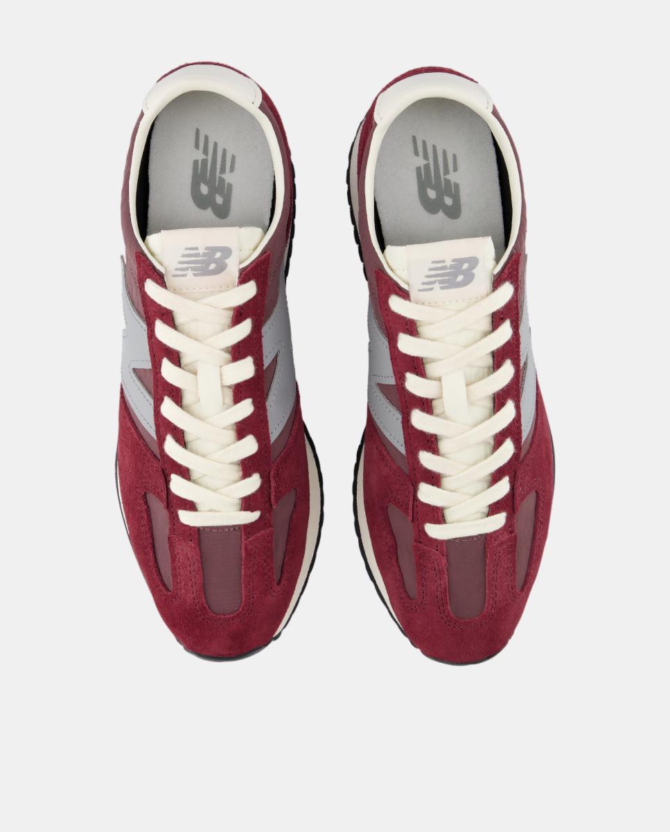 Sapatilhas Casual 471 Inspiração dos Anos Setenta Vermelho/Grená-3