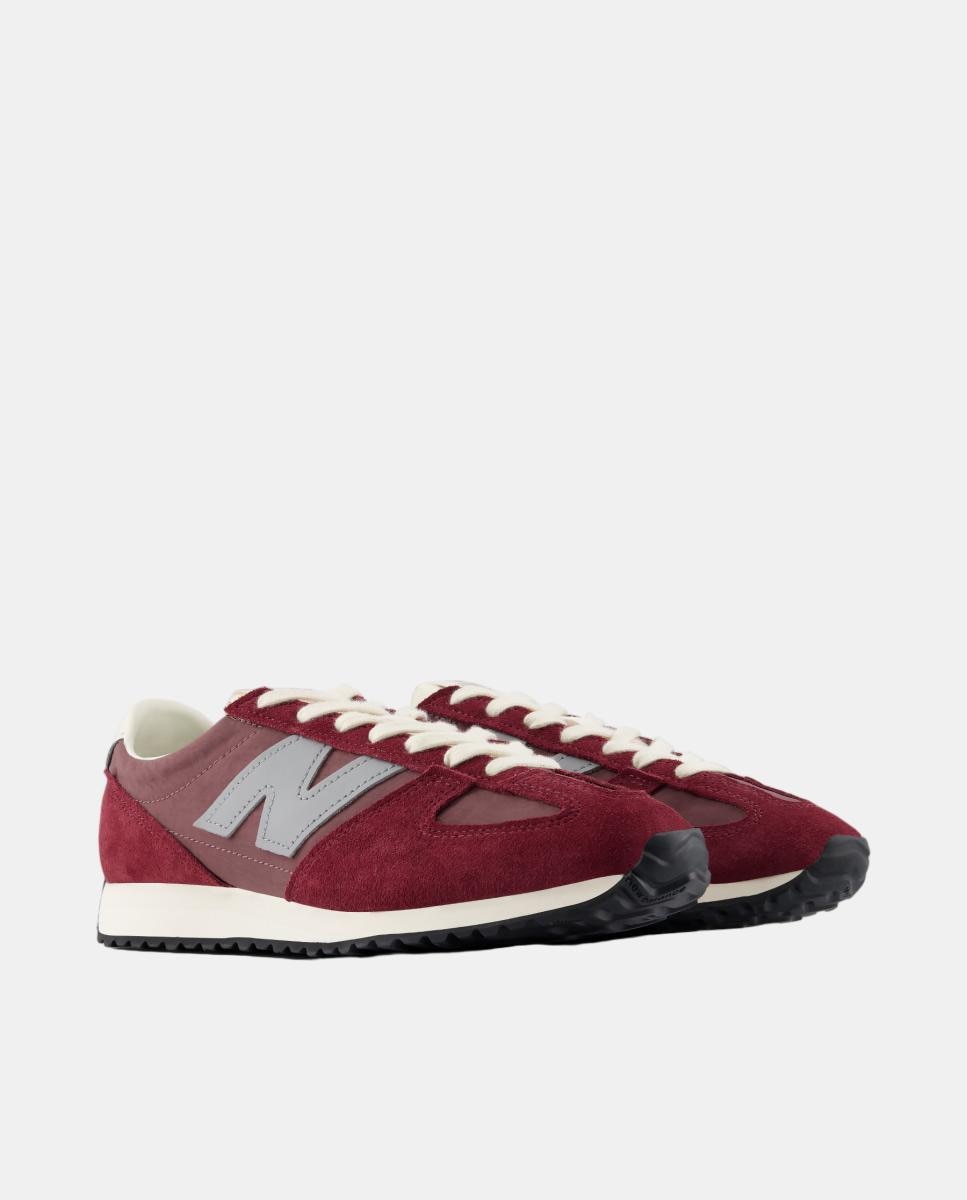Sapatilhas Casual 471 Inspiração dos Anos Setenta Vermelho/Grená-4