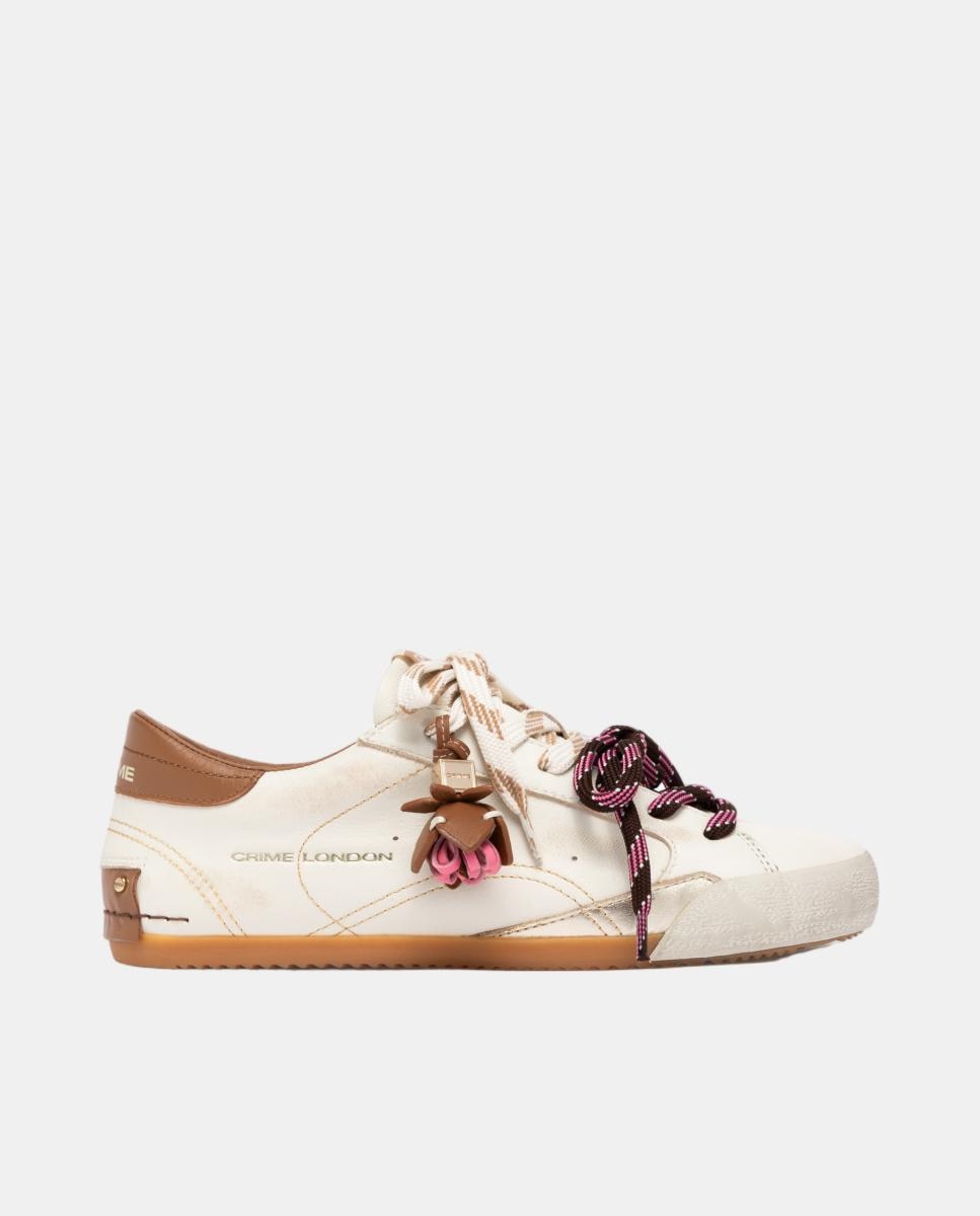 Imagen 0 de Zapatillas de mujer tipo casco bajas Blanco Hueso