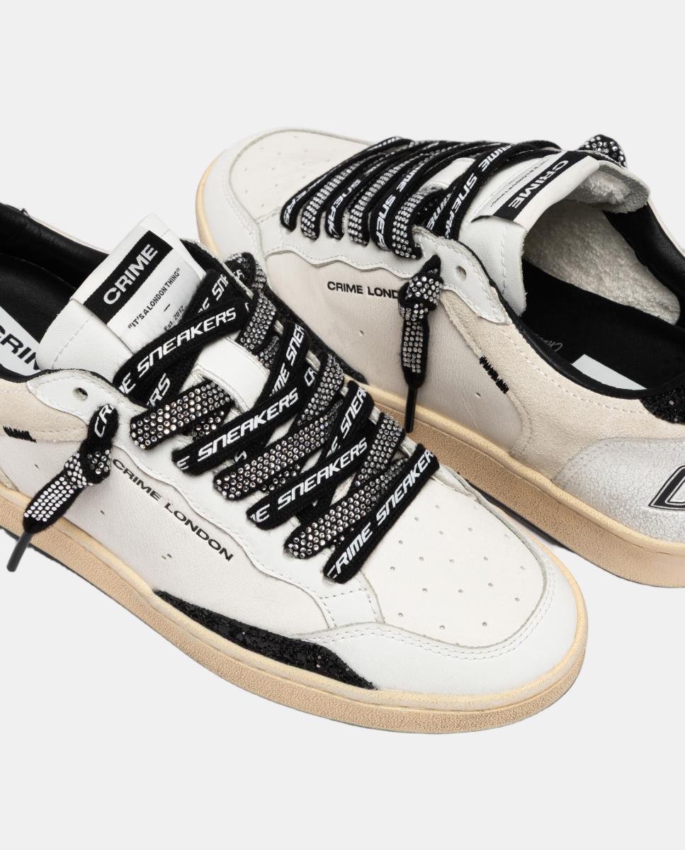 Sapatilhas tipo retro basket Branco-6