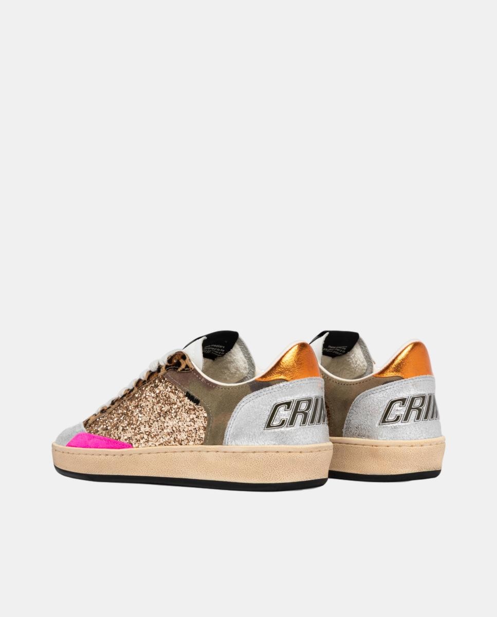 Sapatilhas tipo retro basket Multicolor-3