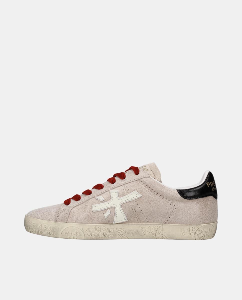 Deportivo de Mujer Stevend en piel - Premiata - Beige Beige-3