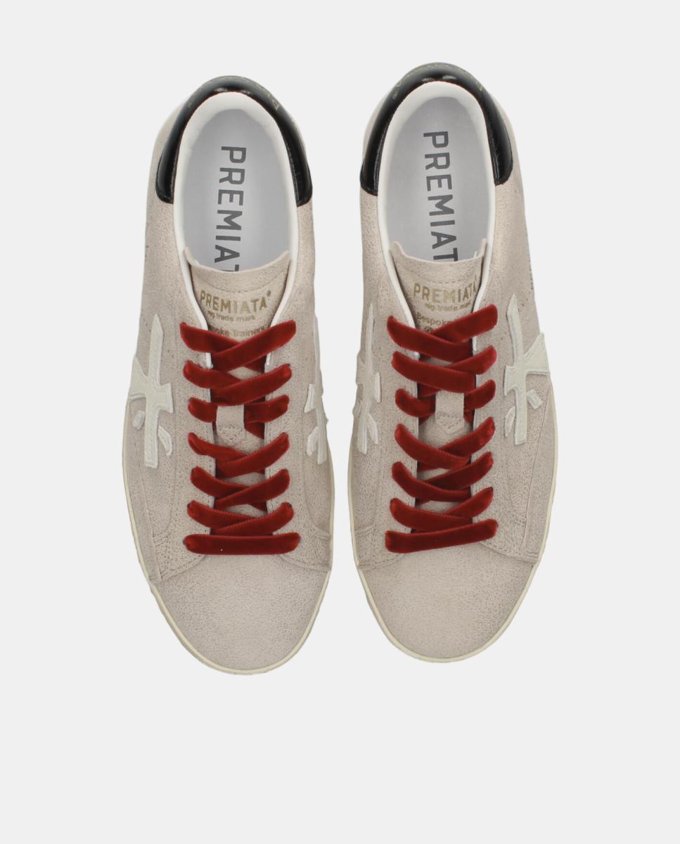 Deportivo de Mujer Stevend en piel - Premiata - Beige Beige-6