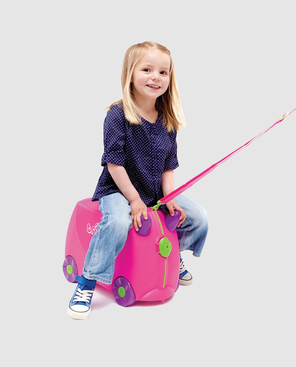 Trolley infantil TRIXIE rígido rosa, com capacidade para 18 L Rosa-5