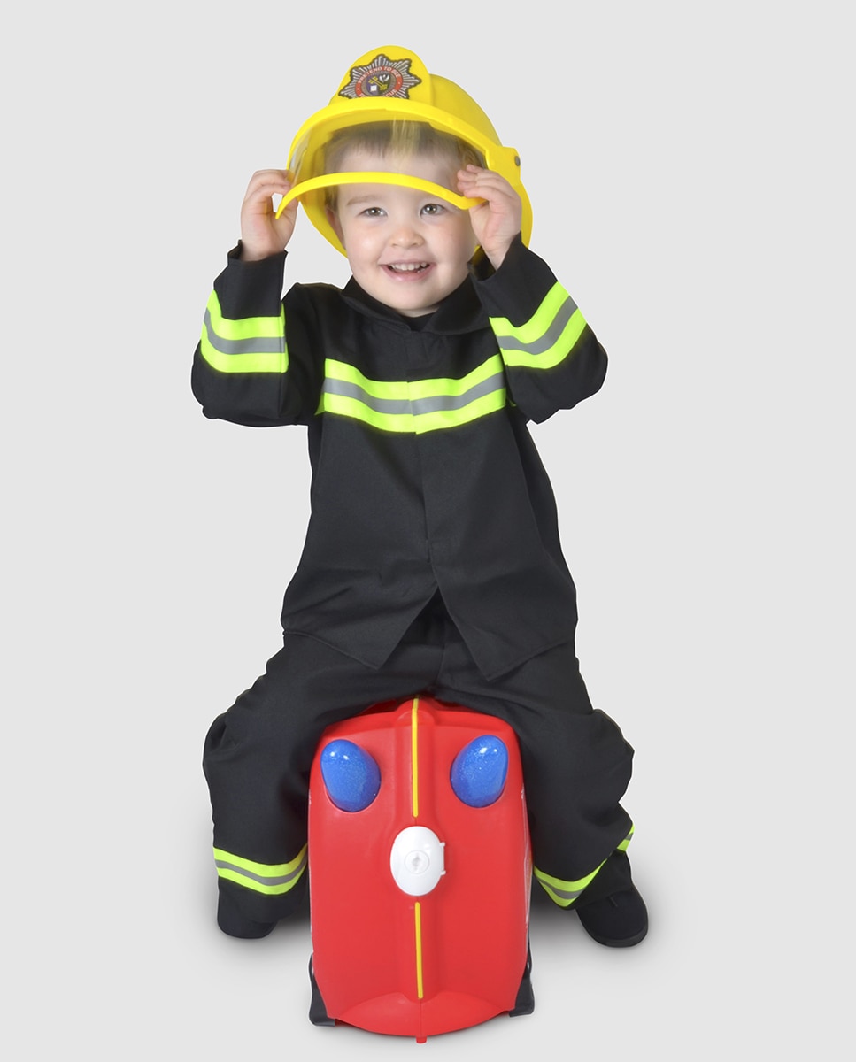 Mala de viagem infantil Freedy (Camião de bombeiros) Vermelho-7
