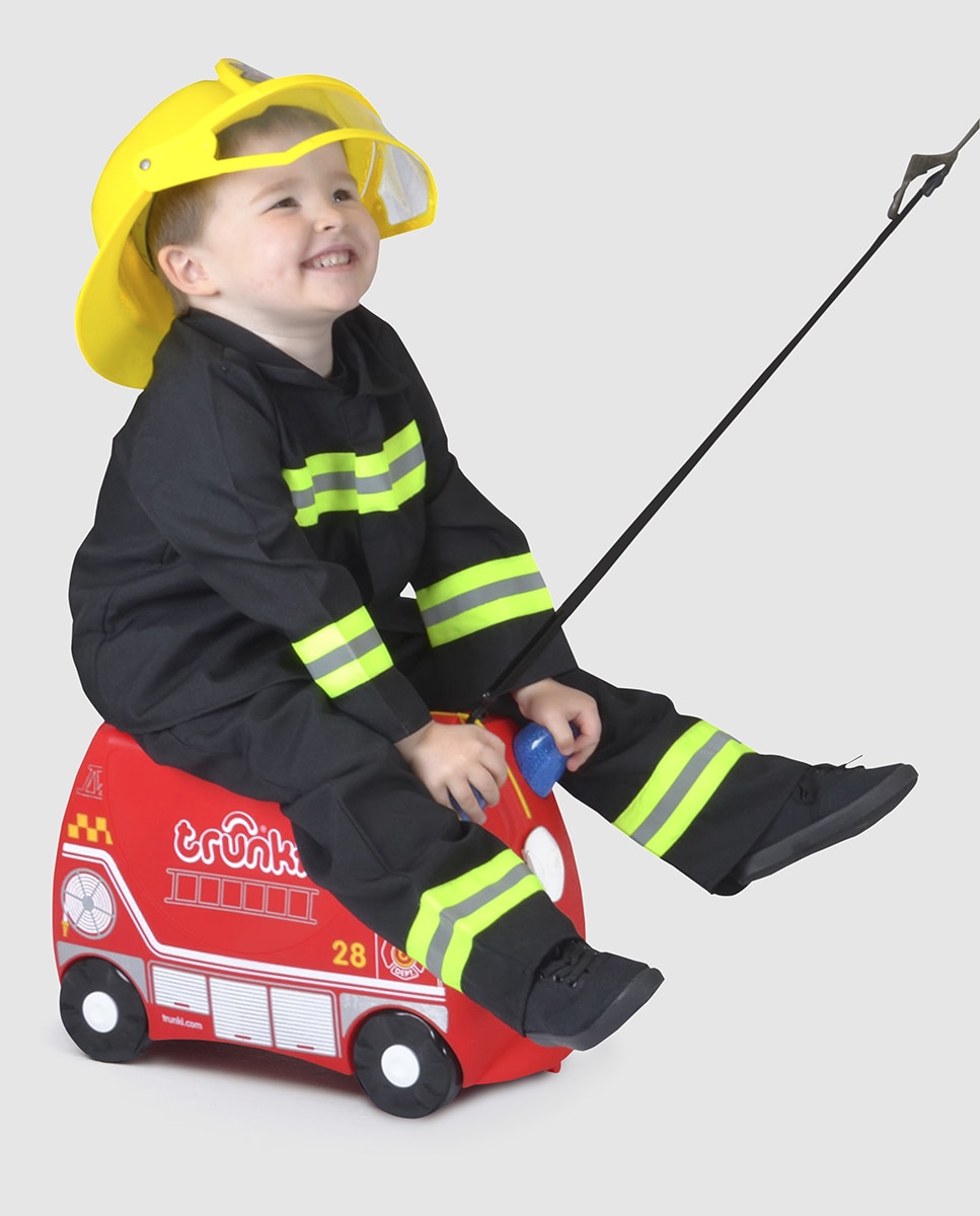 Mala de viagem infantil Freedy (Camião de bombeiros) Vermelho-8