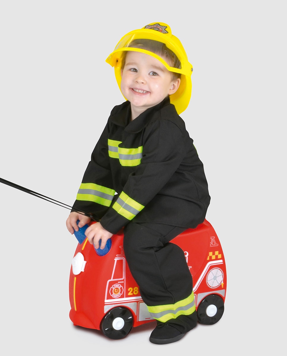 Mala de viagem infantil Freedy (Camião de bombeiros) Vermelho-10