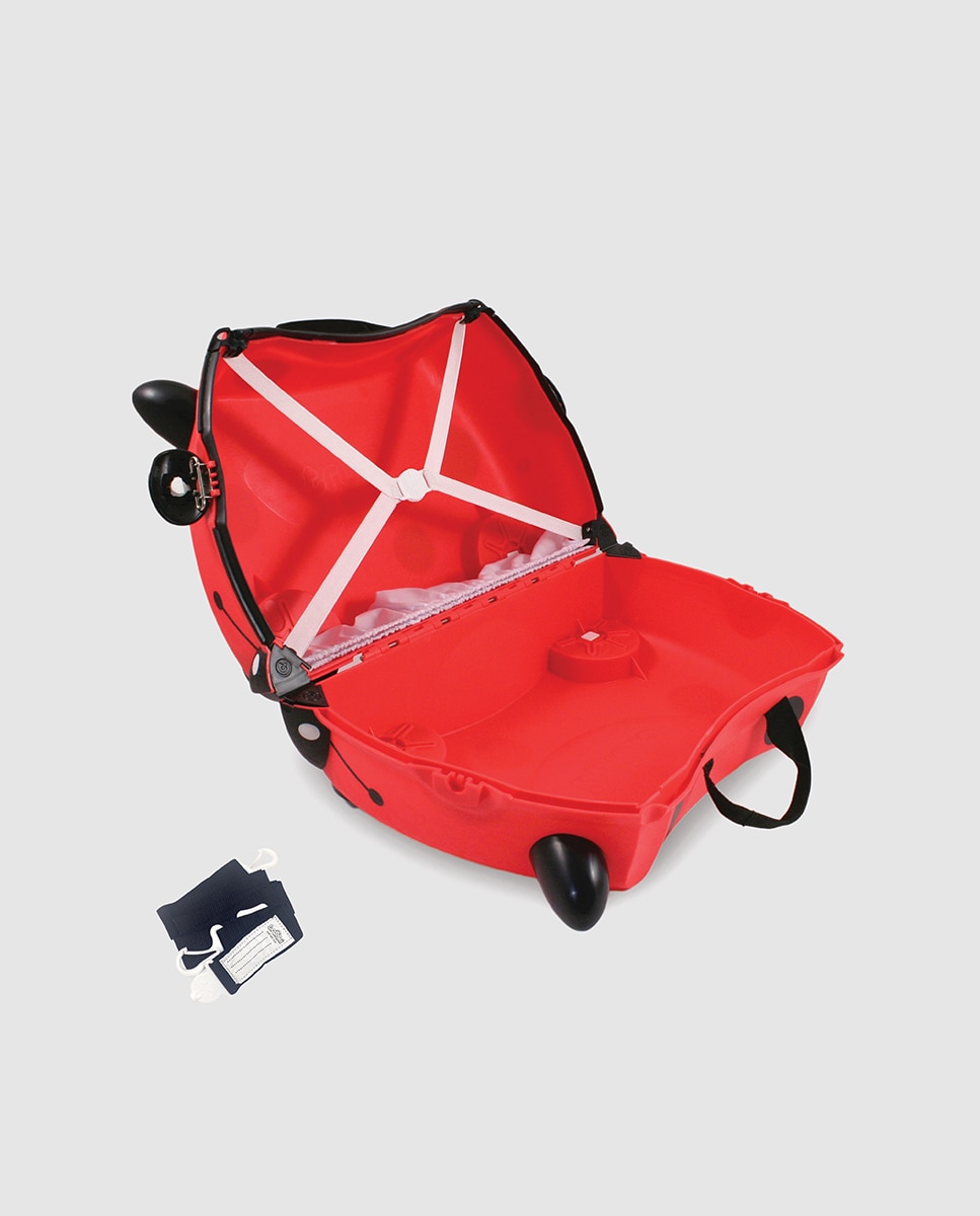 Trolley Infantil Harley Joaninha Vermelho-3