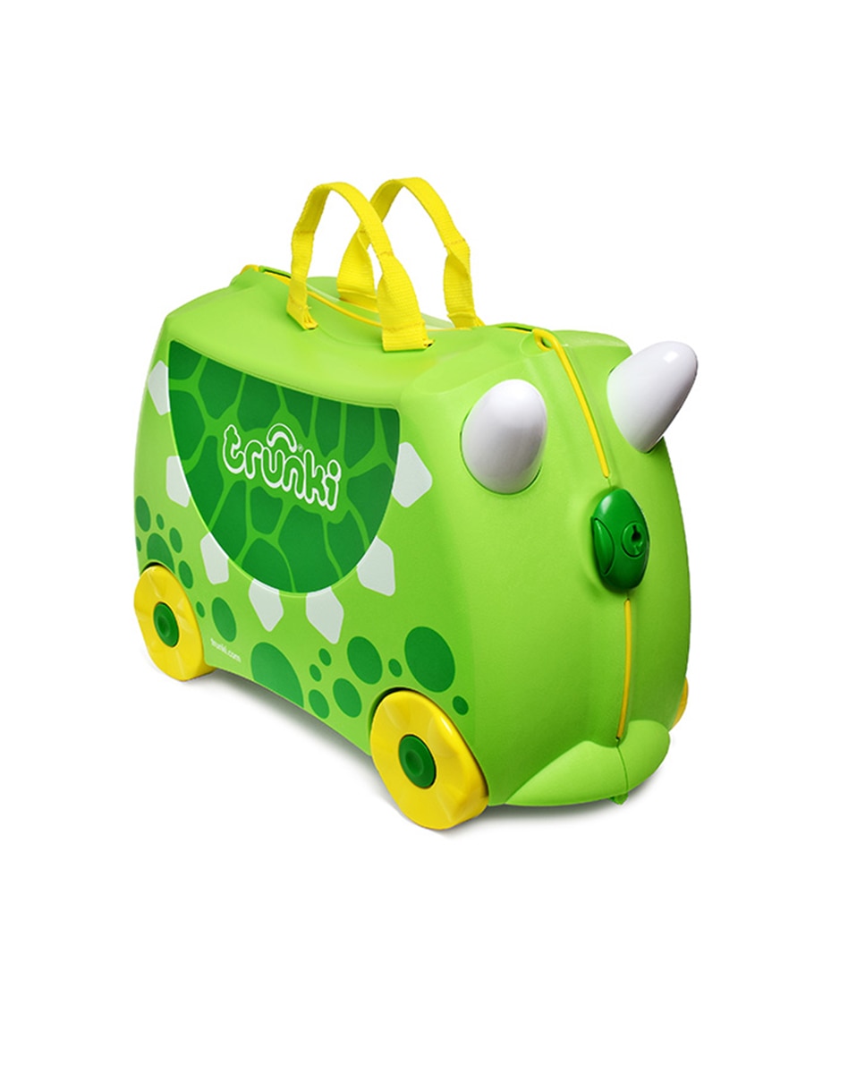 Imagem 0 de Trolley infantil REX rígido verde, com capacidade para 18 L