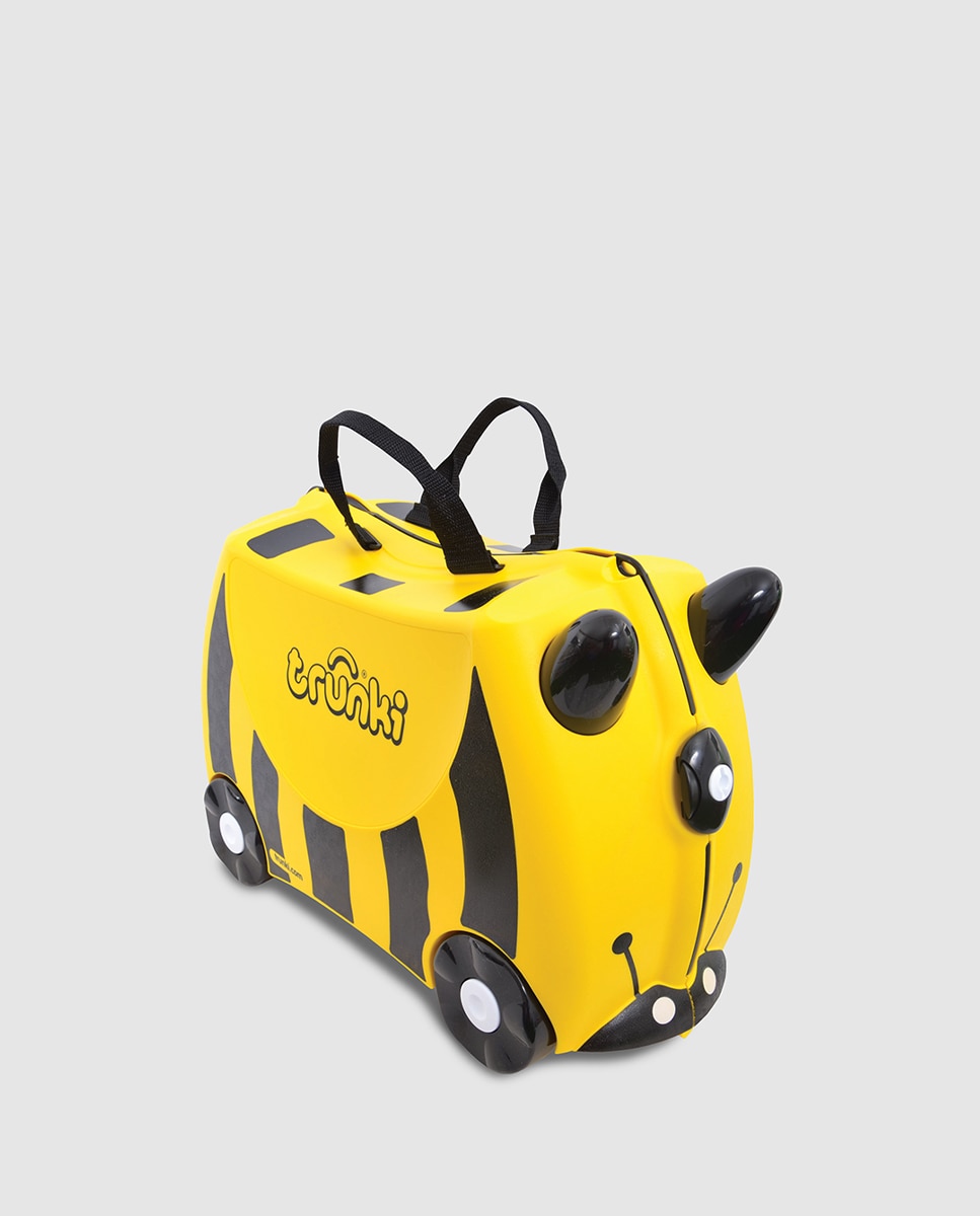Imagem 0 de Trolley Infantil ABELHA BERNARD rígido amarelo, com capacidade para 18 L