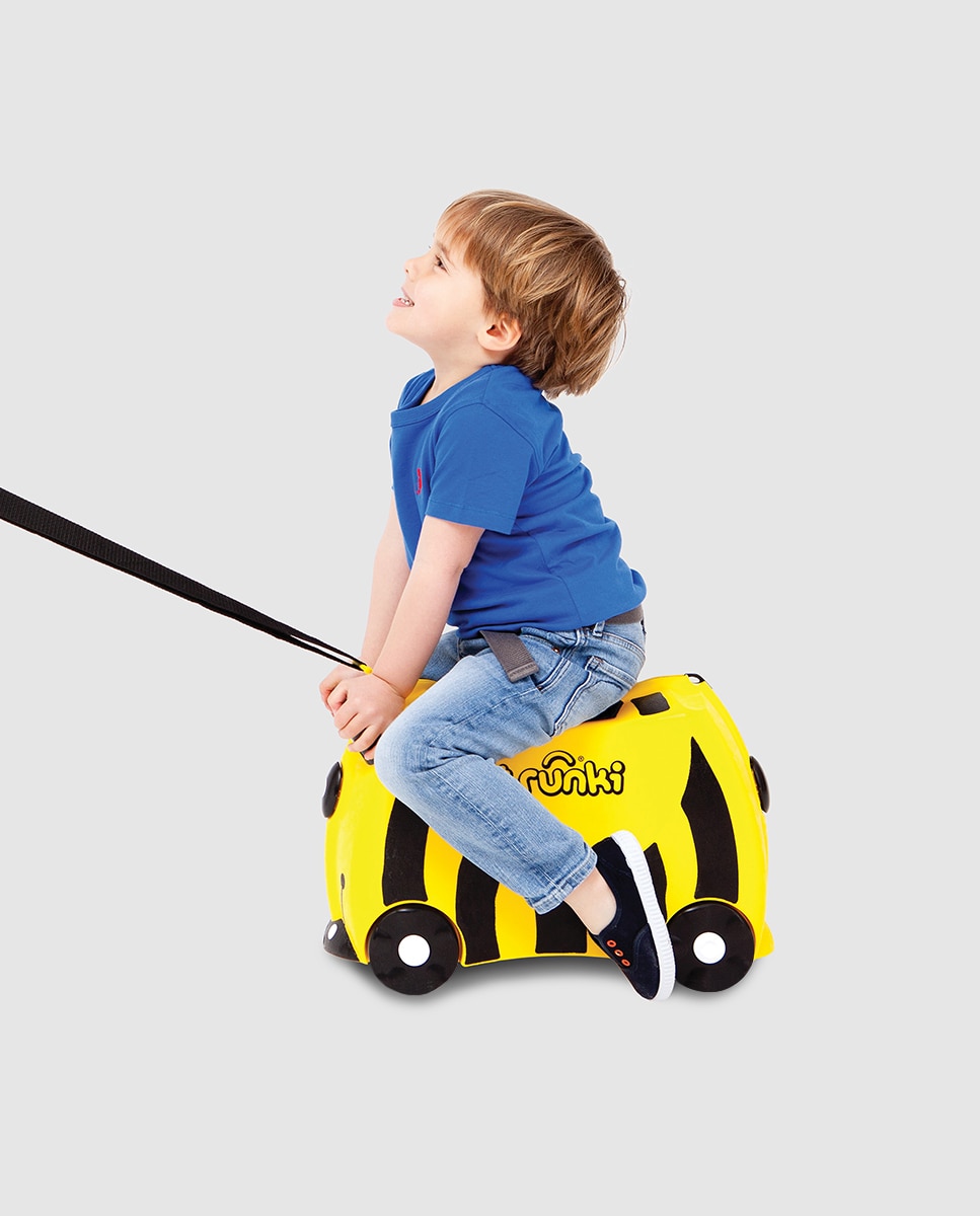 Trolley Infantil ABELHA BERNARD rígido amarelo, com capacidade para 18 L 5