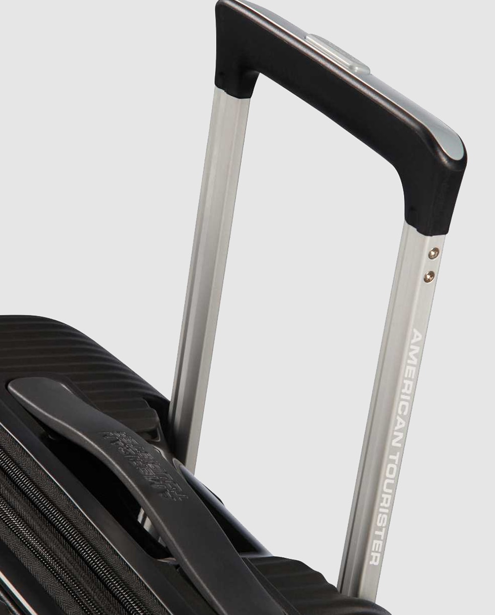 Trolley de cabine expansível SOUNDBOX rígido preto, com capacidade até 41 L Preto-3