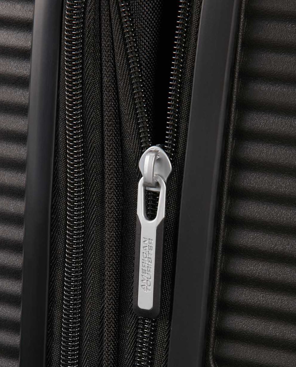 Trolley de cabine expansível SOUNDBOX rígido preto, com capacidade até 41 L Preto-5
