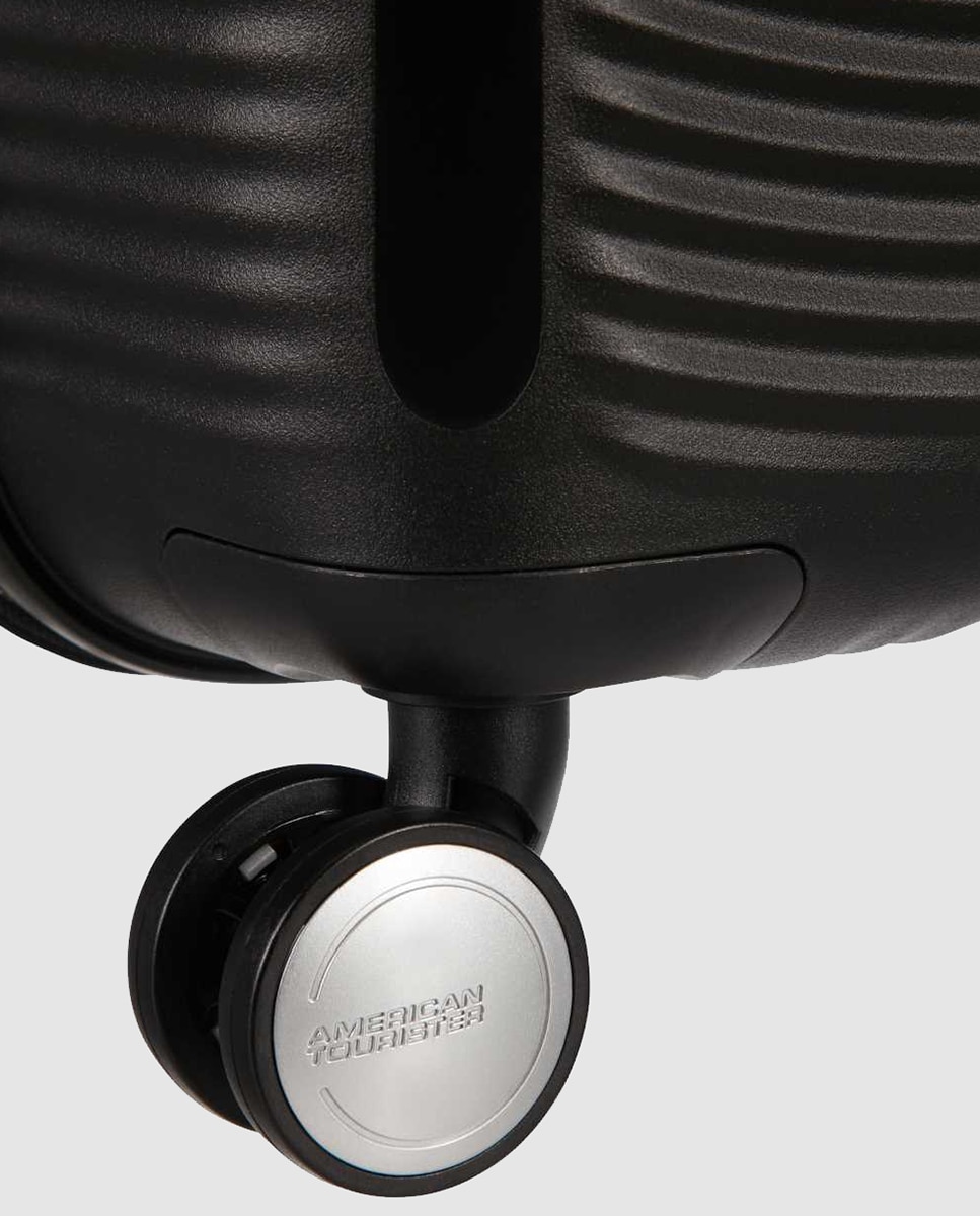 Trolley de cabine expansível SOUNDBOX rígido preto, com capacidade até 41 L Preto-7