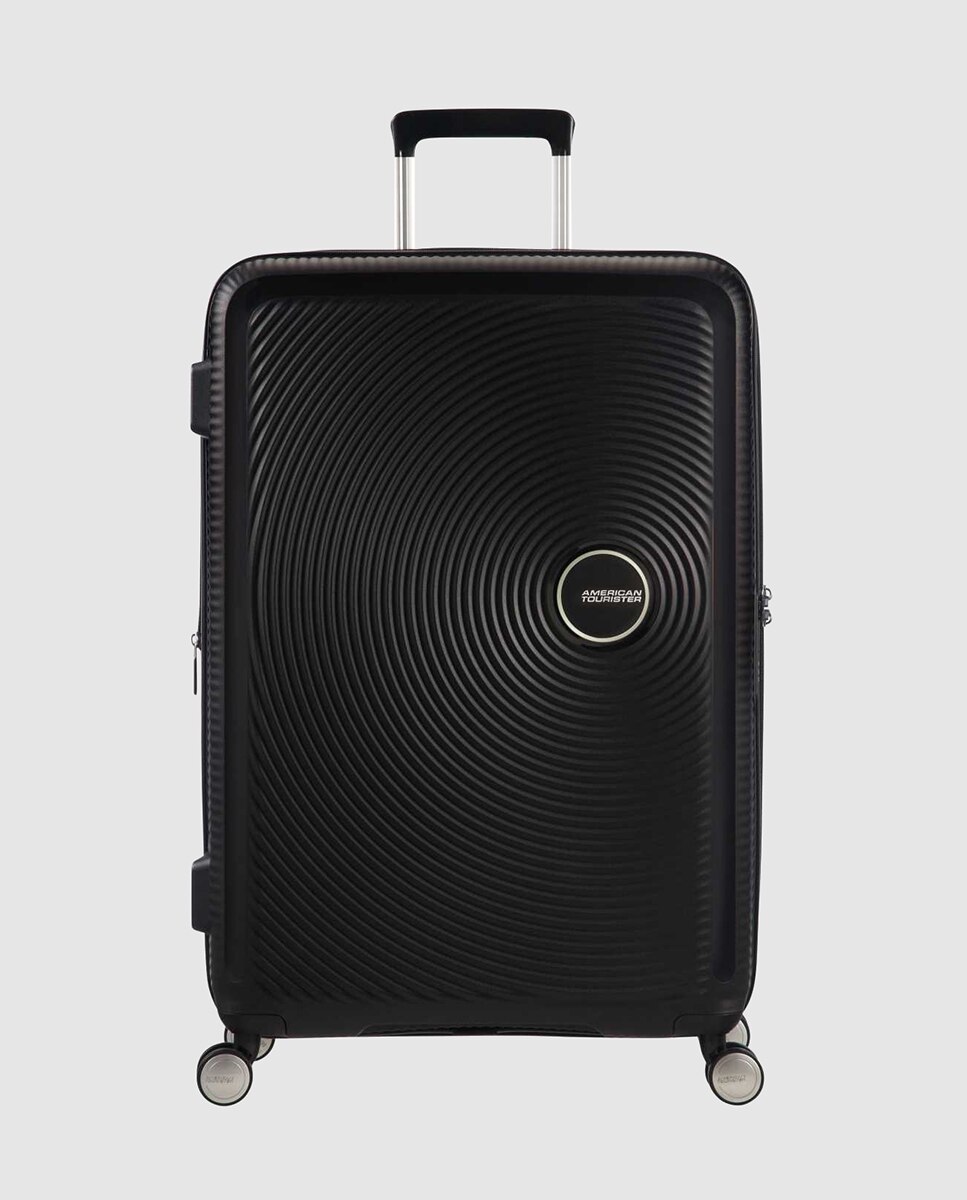 Trolley médio expansível SOUNDBOX rígido preto, com capacidade até 81 L Preto-2