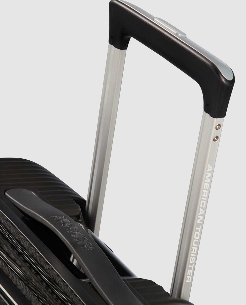 Trolley médio expansível SOUNDBOX rígido preto, com capacidade até 81 L Preto-5