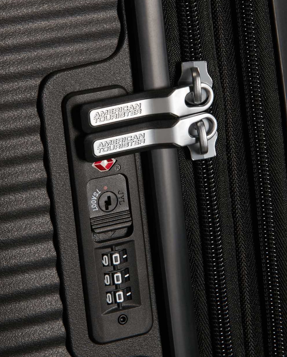 Trolley médio expansível SOUNDBOX rígido preto, com capacidade até 81 L Preto-6