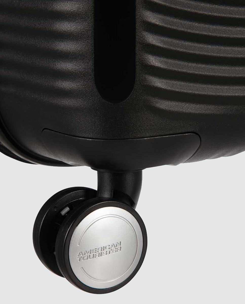 Trolley médio expansível SOUNDBOX rígido preto, com capacidade até 81 L Preto-9