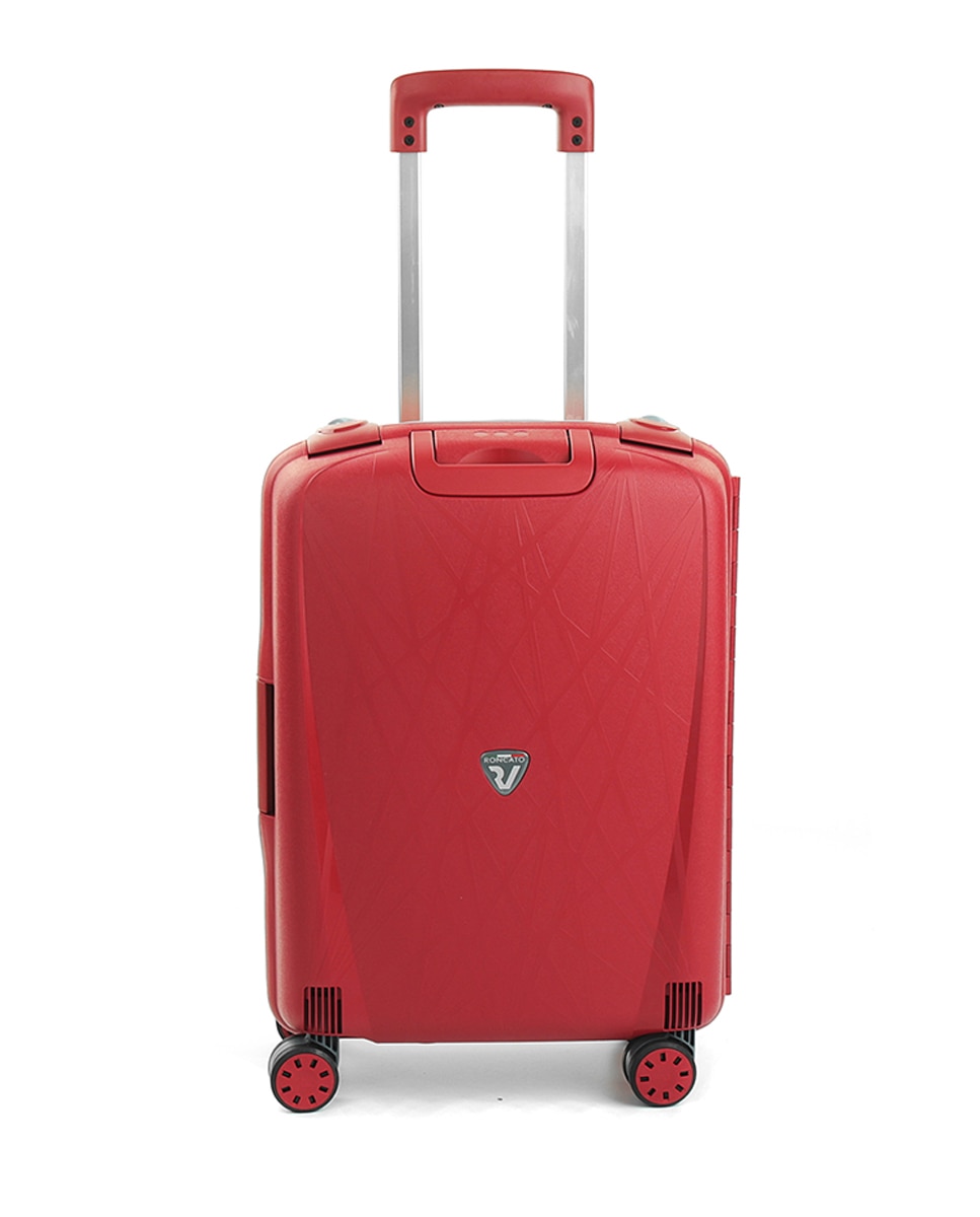 Trolley de cabine rígido vermelho, com capacidade para 41 L Vermelho-1