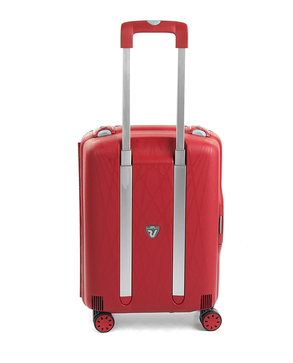 Trolley de cabine rígido vermelho, com capacidade para 41 L Vermelho-2