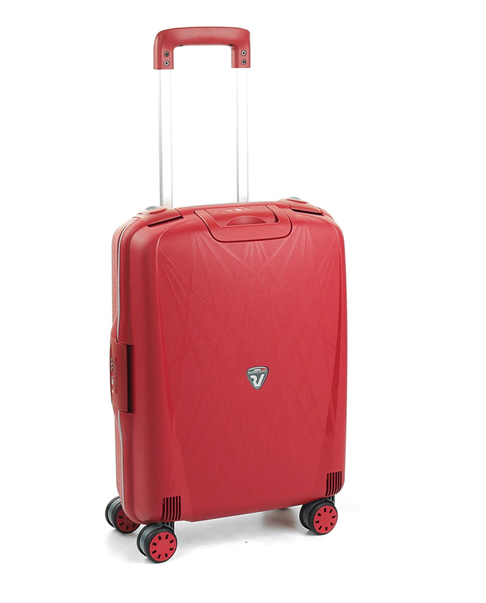 Trolley de cabine rígido vermelho, com capacidade para 41 L Vermelho-5