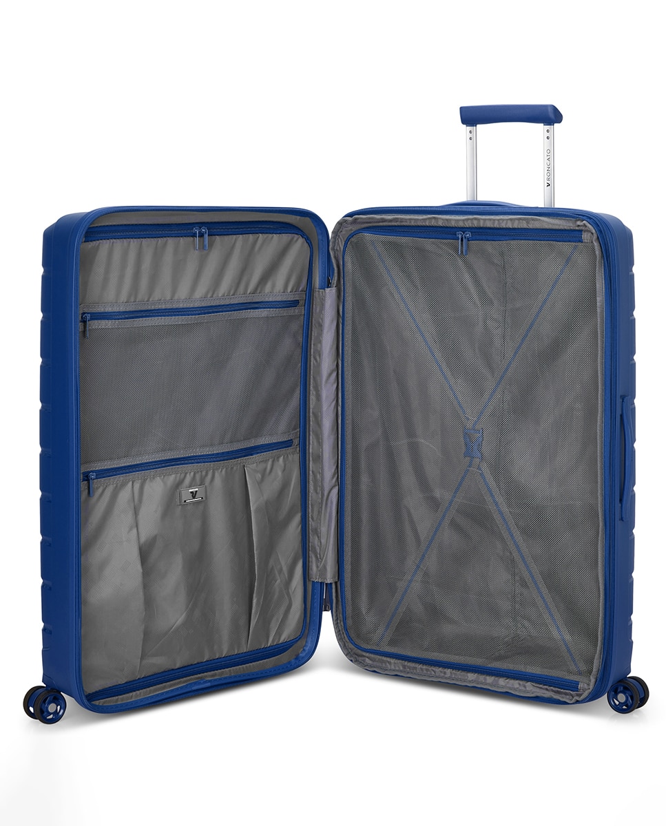 Trolley Grande B-Flying Rígido Expansível até 87 L Azul-marinho-3