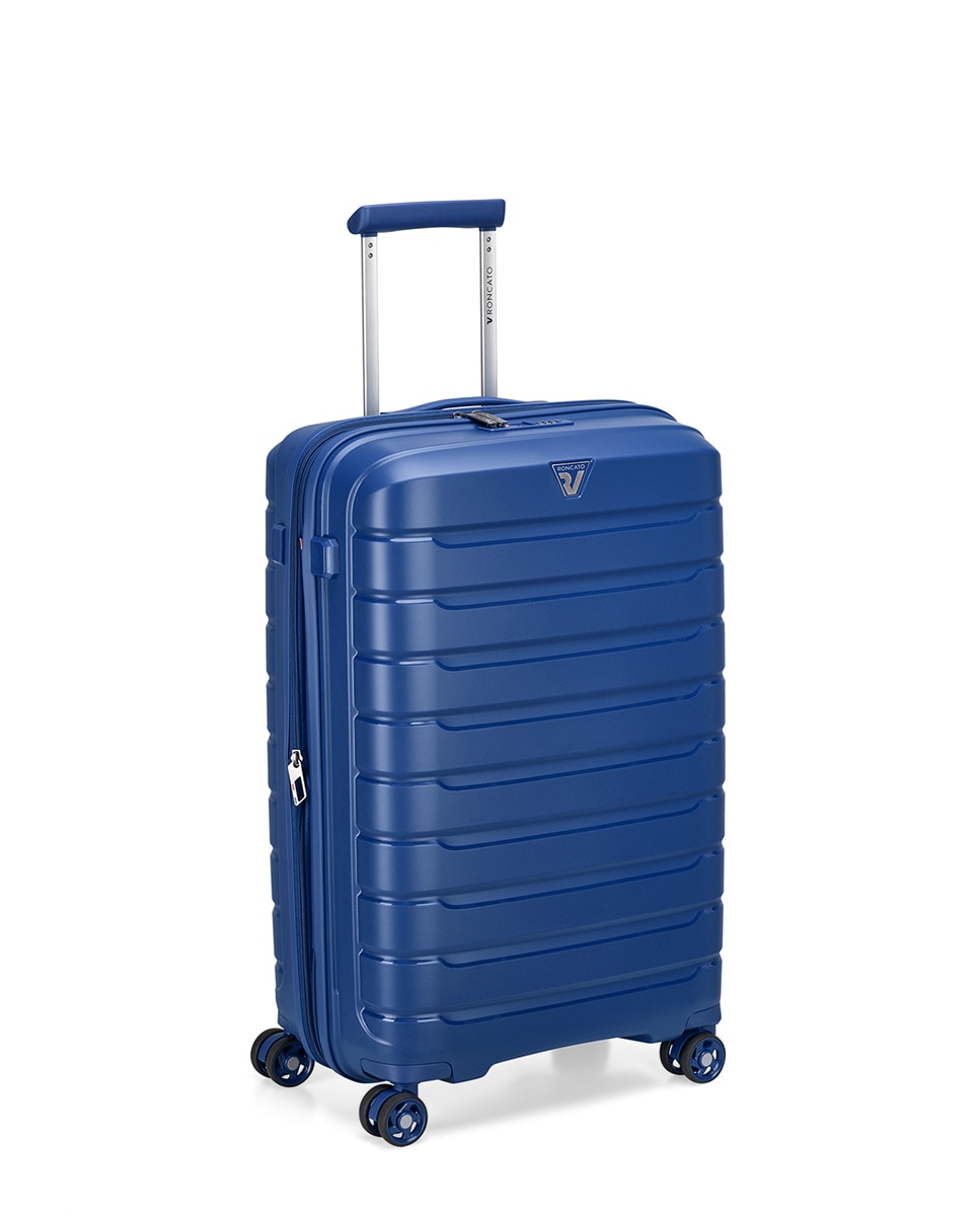 Trolley Médio B-Flying Rígido Expansível até 87 L Azul-marinho-10