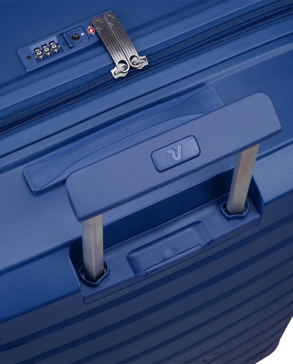 Trolley de Cabine B-Flying Rígido Expansível com Capacidade até 48 L Azul-marinho-8
