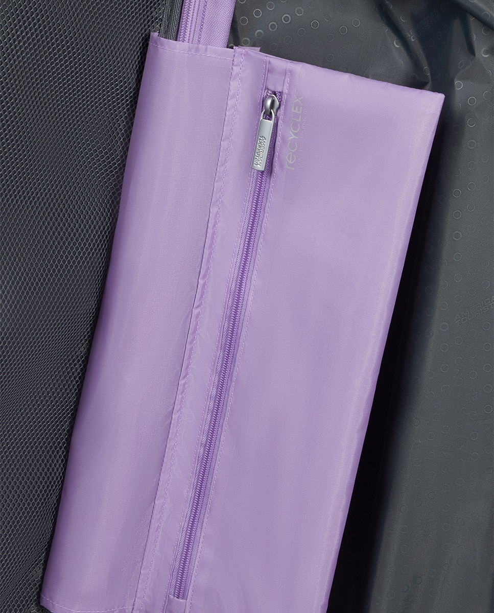 Trolley Médio Expansível Starvibe Rígido com Capacidade até 77 L Roxo-6